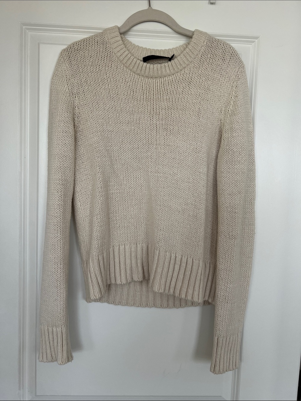 Jenni Kayne Cream Crewneck Women's Sweater